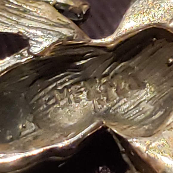 Sterling Angels Cherub pair Pin Brooch - Picture 8 of 10